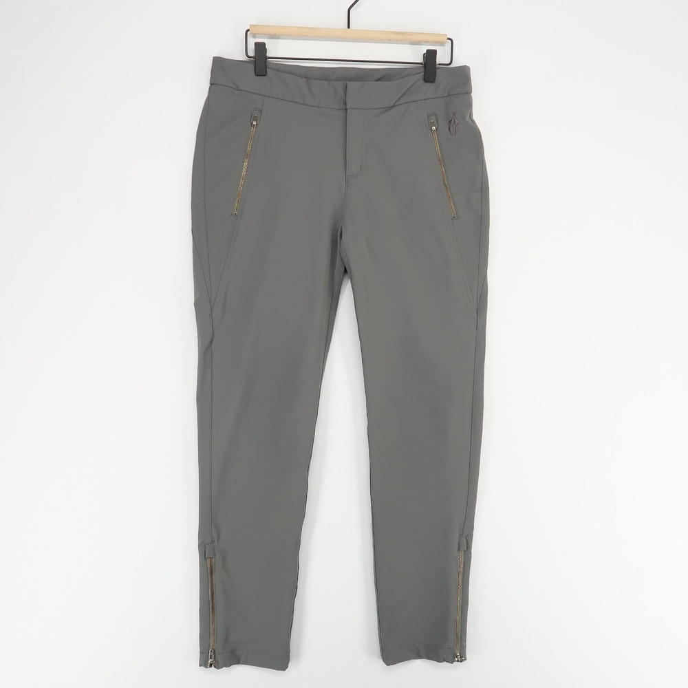 Kryptek Pants Womens 10 Gray Zipper Pockets Ankle Zips Tactical Stretch
